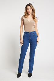 Jeans Tiro Alto Regular 3750