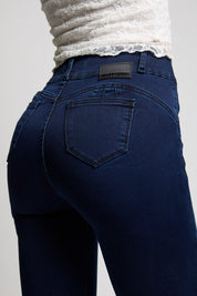 Jeans Tiro Alto Pitillo Push in Push Up   4558