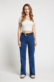 Wide Leg Jeans   4567
