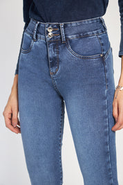 Jeans Tiro Alto Recto Push In Push Up 4742