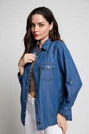 Blusa Denim Tencel 4767