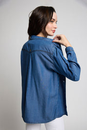 Blusa Denim Tencel 4767