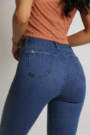 Jeans Tiro Alto Pitillo 4841