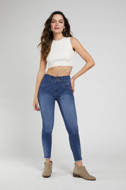 Jeans Tiro Alto Pitillo Push In Push Up 4860