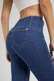 Jeans Tiro Alto Pitillo Push In Push Up 4860