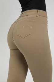 Jeans Tiro Alto Pitillo 4877