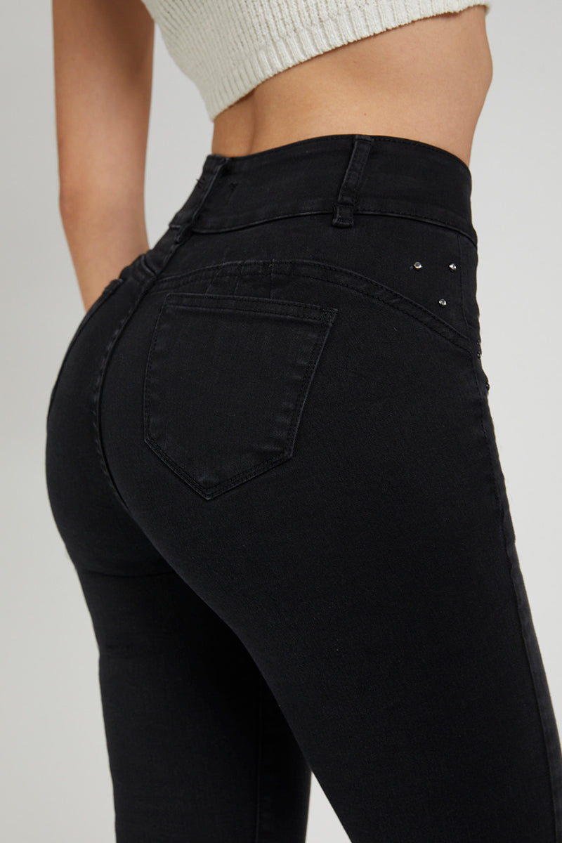 Jeans Tiro Alto Pitillo 4910