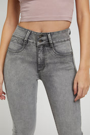 Jeans Tiro Alto Pitillo 4916