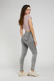 Jeans Tiro Alto Pitillo 4916