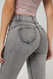 Jeans Tiro Alto Pitillo 4916