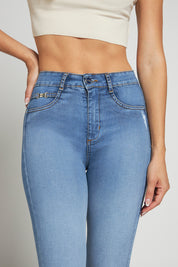 Jeans Tiro Alto Pitillo 5051
