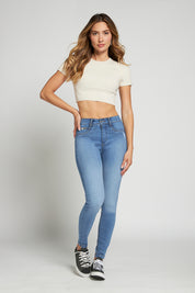 Jeans Tiro Alto Pitillo 5051