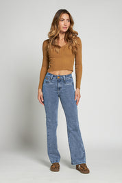 Jeans Tiro Alto Recto 5059