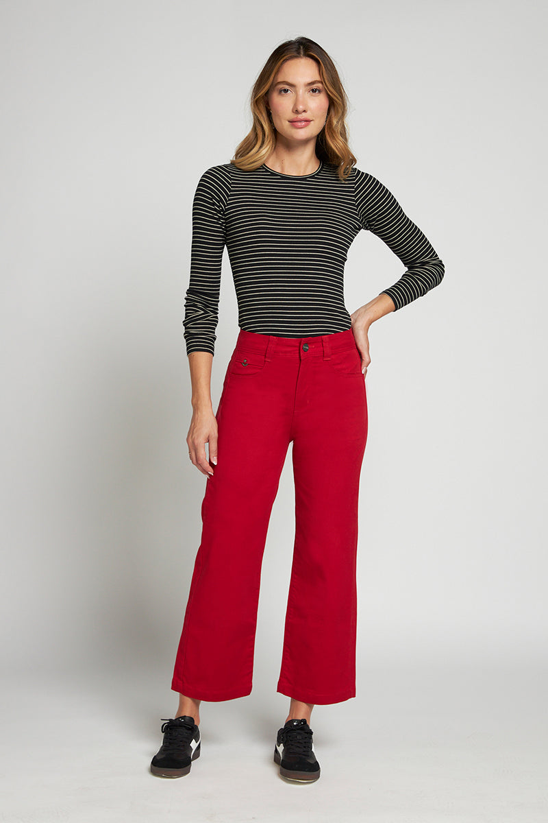 Jeans Mujer Tiro Alto Recto 5060