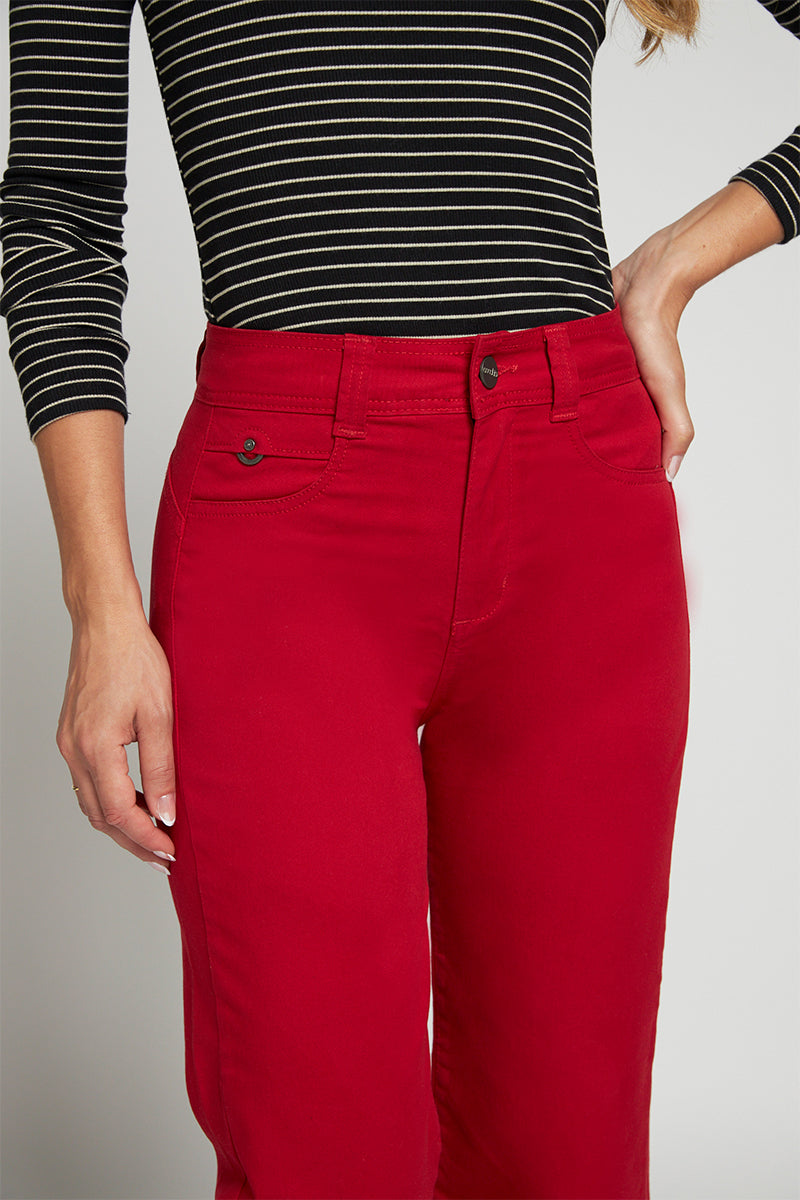 Jeans Mujer Tiro Alto Recto 5060