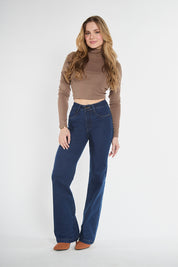 Jeans Tiro Alto Recto 5067