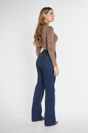 Jeans Tiro Alto Recto 5067