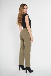 Jeans Tiro Alto Recto Crop 5106