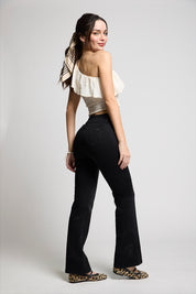 Jeans Tiro Alto Recto Push In Push Up 5286