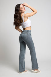 Jeans Tiro Alto Recto 5290