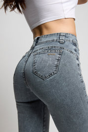 Jeans Tiro Alto Recto 5290