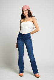 Jeans Tiro Alto Recto 5292