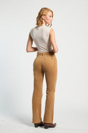 Pantalón Mujer Tiro Alto Recto Cotelé 5377