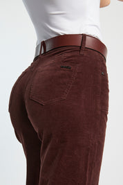 Pantalón Mujer Wide Leg Cotelé 5378