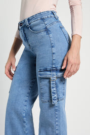 Jeans Wide Leg Cargo 5395