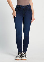 Jeans Mujer Tiro Alto Pitillo 5423