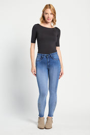 Jeans Tiro Alto Pitillo 5428