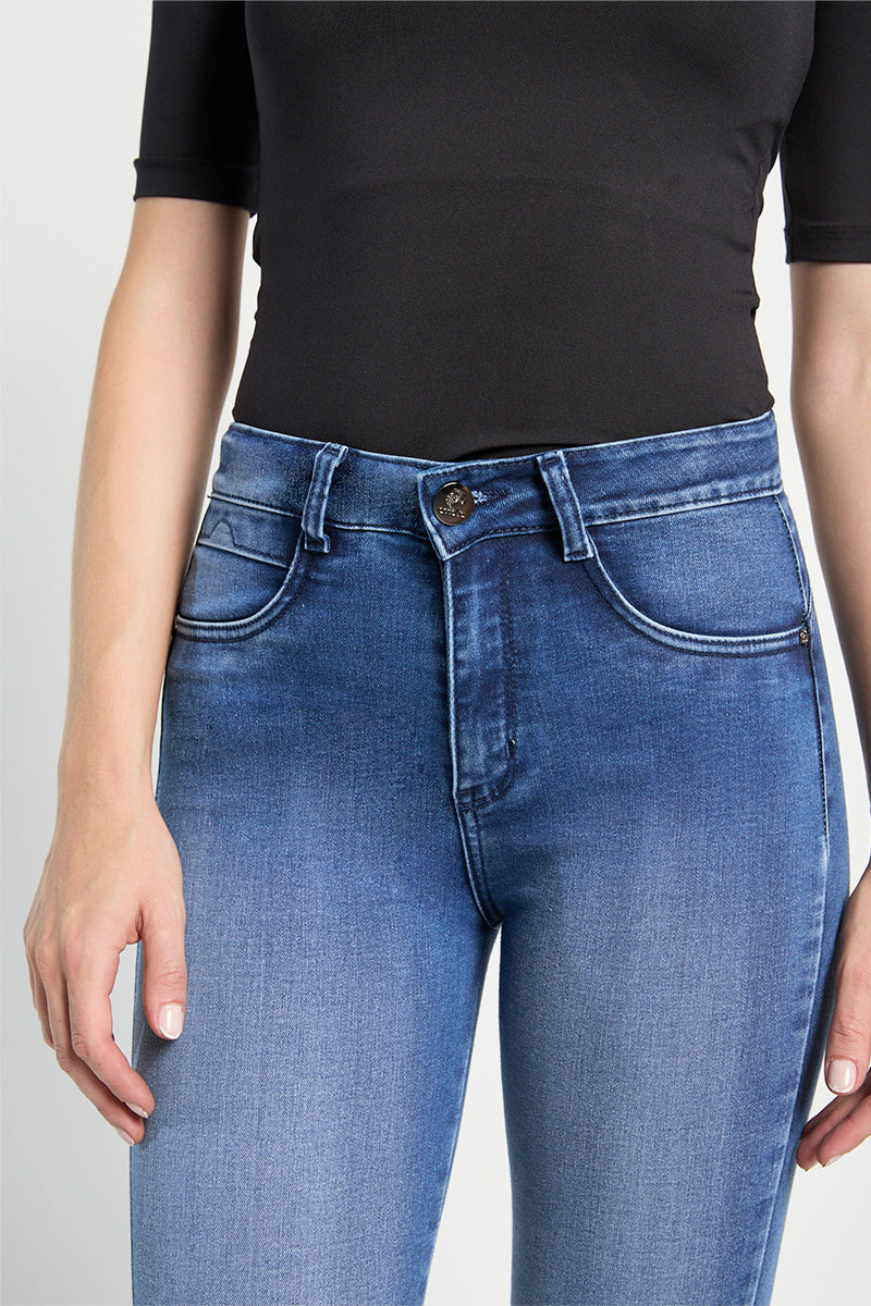 Jeans Tiro Alto Pitillo 5428
