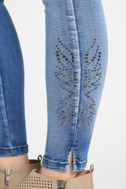 Jeans Tiro Alto Pitillo 5428