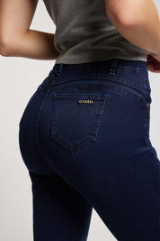 Jeans Tiro Alto Pitillo Push in Push Up 5430