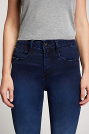 Jeans Tiro Alto Pitillo Push in Push Up 5430