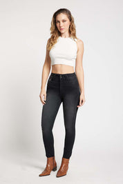 Jeans Tiro Alto Pitillo Push in Push Up 5433