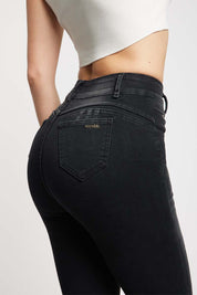 Jeans Tiro Alto Pitillo Push in Push Up 5433