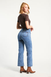 Jeans Mujer Tiro Alto Recto 5443