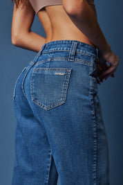 Jeans Mujer Wide Leg Rigid Look 5506