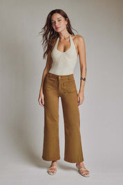 Jeans Mujer Wide Leg Crop 5511