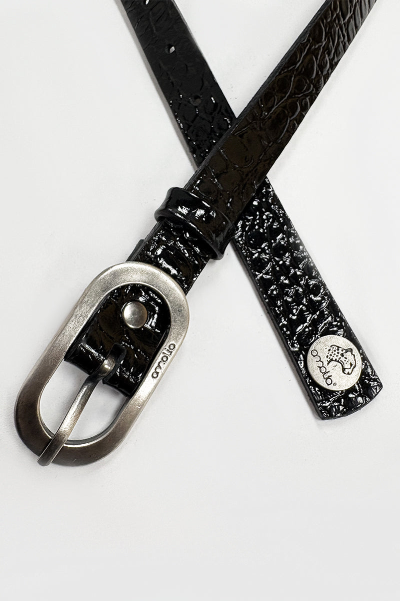 Cinturon CROCO BLACK 5184