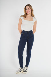 Jeans Tiro Alto Pitillo 5048