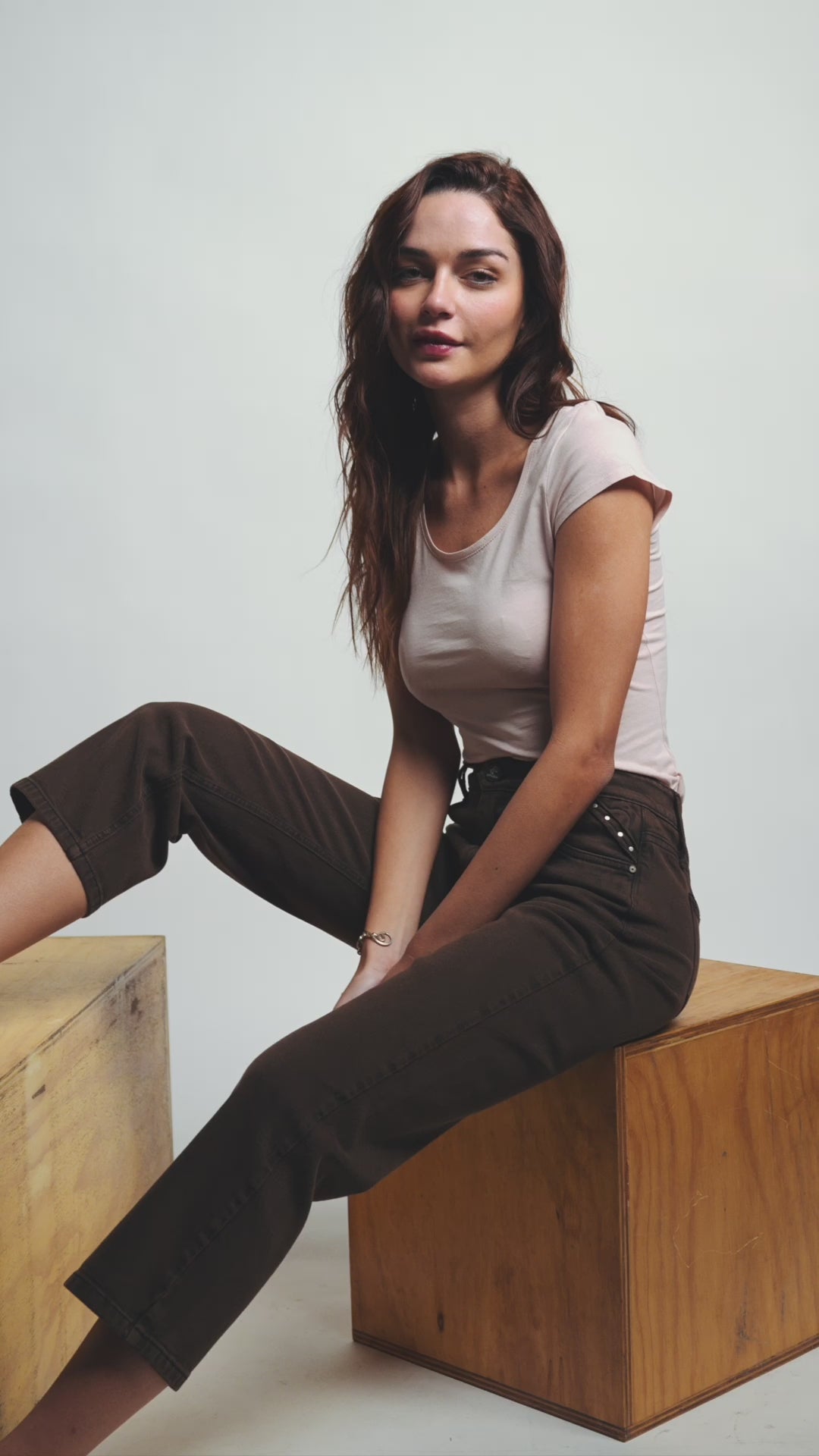 Jeans Mujer Mom Slim Push In 5515